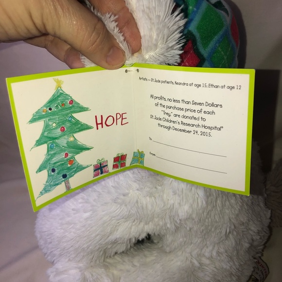 NWT Soft Furry Puppy Dog Plush for St Judes by Hugfun International; Stuffed Dog - Picture 9 of 12